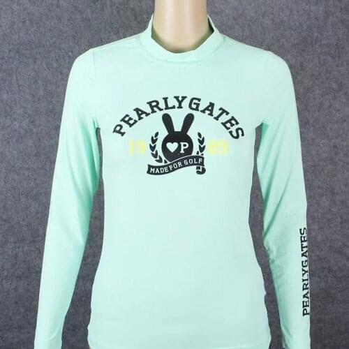 Womens Golf Long Sleeve Base Coat Summer Ultra Thin Sunscreen Underwear Ultraviolet-Proof