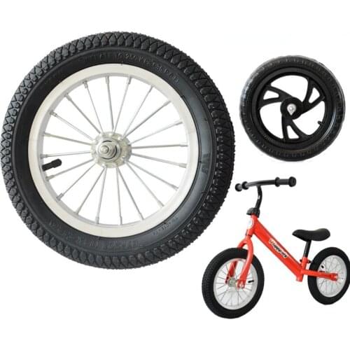 12 Inch Childrens Scooter Balance Car Tire Pedal Free Bicycle Solid Wheel Sliding Pneumatic Wheel Modification Accessories