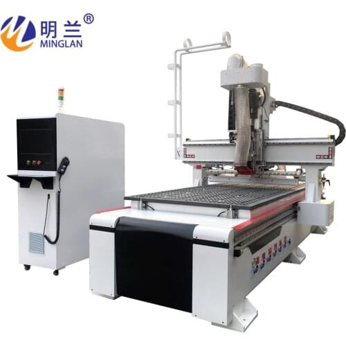 1325 1530 2030 ATC auto loading and unloading nesting cnc router machine for wood furniture production