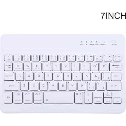 7/9/10 Inches Wireless Bluetooth Lightweight Rechargeable Keyboard Cellphone Tablet Keyboard Portable Travel Keypad