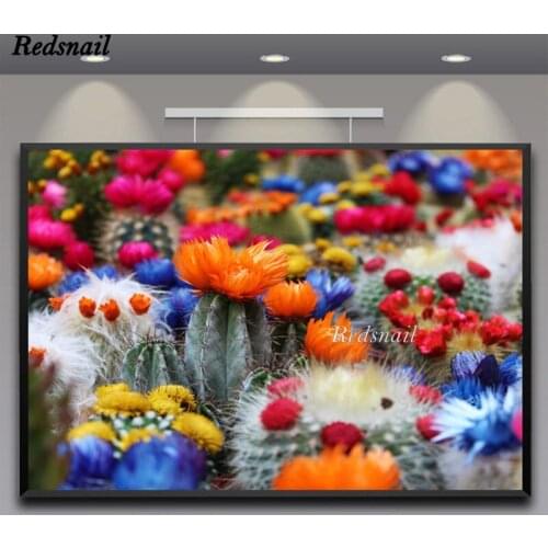 DIY Diamond painting cross-stitch Agave leaf Succulent Cactus Green 5D Square/Round mosaic Diamonds Embroidery Wall Art EE897