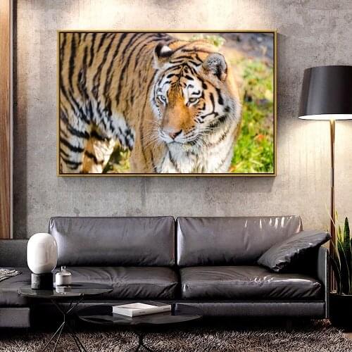 Artcozy Oil Canvas Painting brave tiger For Home Decoration Wall Art
