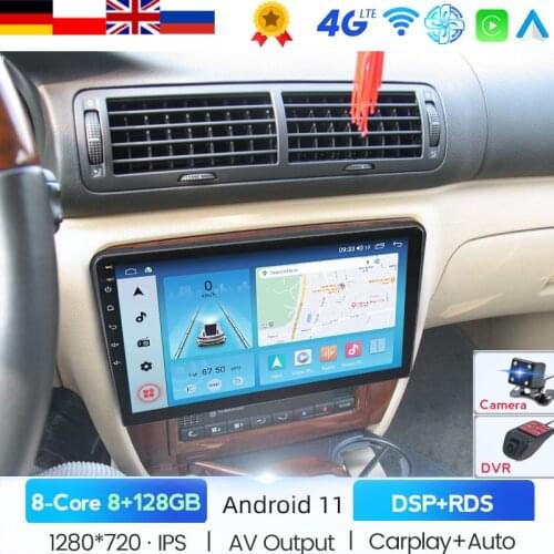 Carplay 2Din Android 10 Car DVD Radio Multimedia Player GPS For VW Volkswagen PASSAT B5 MK4 MK5 JETTA BORA POLO TRANSPORT T5 DSP