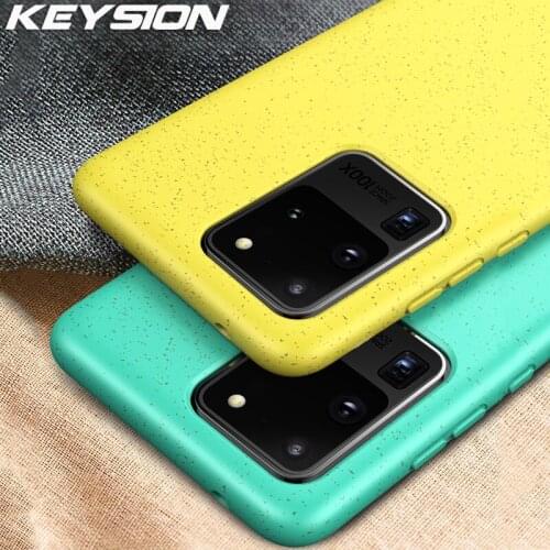 KEYSION Fashion Case for Samsung Galaxy S20 S20 Ultra S20+ Plus Soft Silicone Shockproof back Phone Cover For Samsung S20 Plus