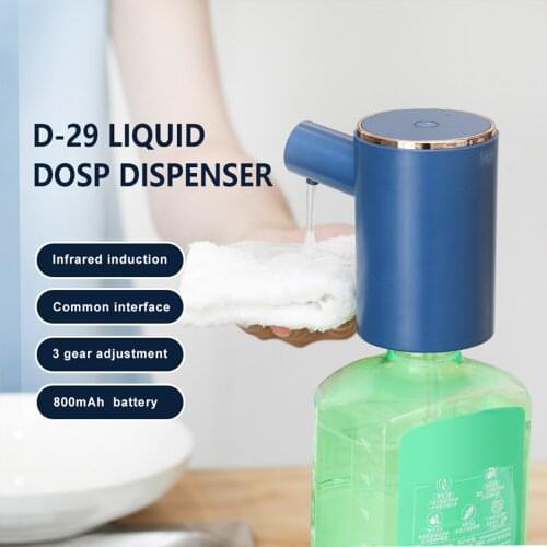 Sensor Soap Dispenser Universal Intelligent Gel Automatic Soap Dispenser Children Free Contact with Large Capacity Portable