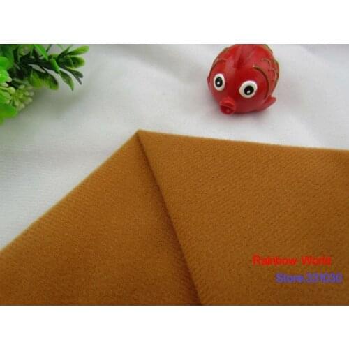 9247# Brown Color Loop Fleece fabric can stick by Magic tape/DIY sewing Stuffed toys sofa material velboa velvet(5 meters/lot)