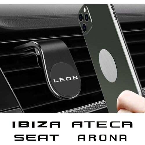 Car Magnetic Phone Holder For Seat Leon Ibiza Ateca Arona Cordoba Toledo Altea Alhambra Arosa Exeo Mii Tarraco Car Accessories