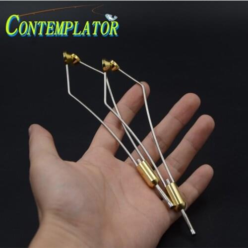 Fly tying 1piece Length 14.5cm bobbin holder with ceramic tube tip tapered feet heavy bullet head bobbin holder