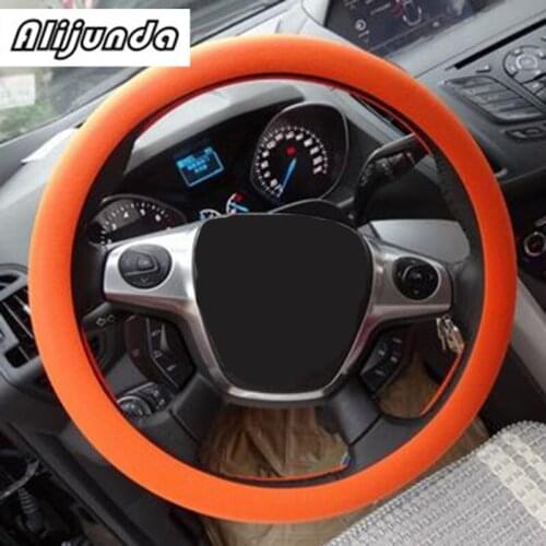 Soft Silicone Steering Wheel Cover Shell Skidproof Odorless Eco Friendly for Citroen C-Quatre C-Triomphe Picasso C1 C2 C3 C4 C4L
