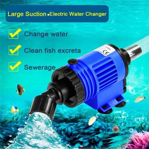 10W/16W Automatic Water Changer Pump Aquarium Vacuum Pump Cleaner With Hose Blanket Gravel Cleaner Sand Washer Filter 220V-240V