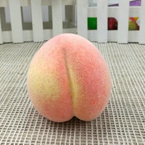 New Arrival Plastic Artificial Fruits DIY Fake Orange Kiwi Lemon Pink Apple Banana Kitchen Table Home Decoration High Quality