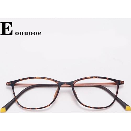 TR90 Titanium Ultralight Glasse Frame Square Opticas Retro Mens Glasses Fashion Eyeglasses Women