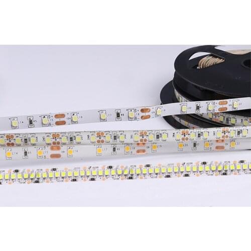 DC 5V 12V 24V 2835 Led Strip 5m 300 600 2400 Led Pixels Tape SMD 3528 Fiexible Light Bar Strips Under Cabinet Lighting Backlight