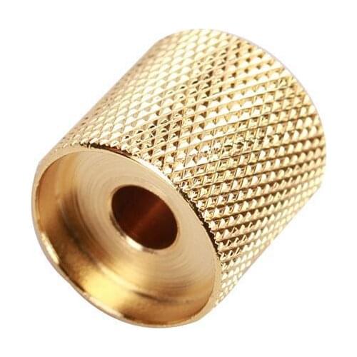 2pcs Gold Plated Brass Metal Dome Volume Tone Control Knob For Electric Guitar
