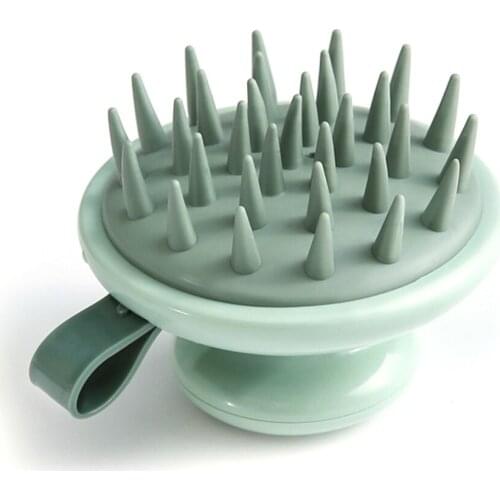 Handheld soft scalp scalp meridian massage brush portable shampoo brush hair care comb anti-hair loss bathroom products
