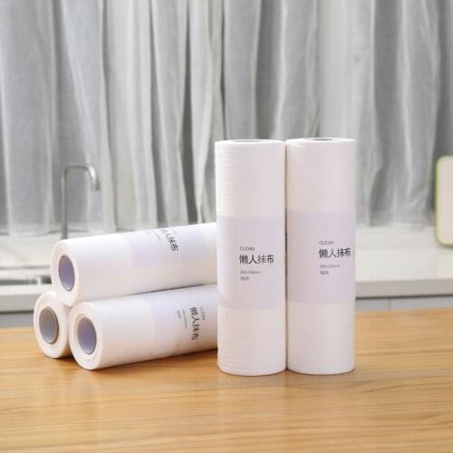 50PCS Kitchen Oil-free Water Absorbent Cleaning Cloth Disposable Rags Wiping Scouring Pad Dishcloth Bathroom Washing Towel