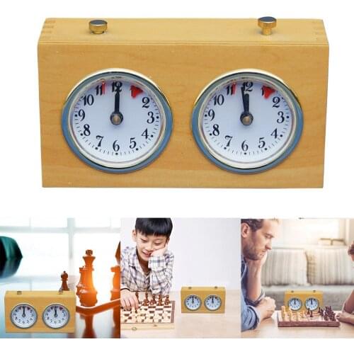 Retro Analog Chess Clock Timer Wind-Up Mechanical Chess Clock Professional Mechanical Accessories for Board Games