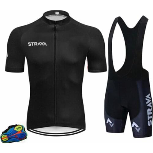 Sports Suit Quick Dry Breathable MTB Bicycle Clothing Uniform Pro set Strava Cycling Jersey Set Summer Men Bike Clothes Outdoor