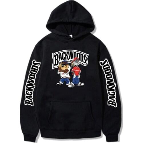 Hoodies Autumn Backwoods Print Streetwear Fashion Hoodie Hip Hop Hooded Sweatshirt Pullover Men Womens Casual Sweatshirt Tops