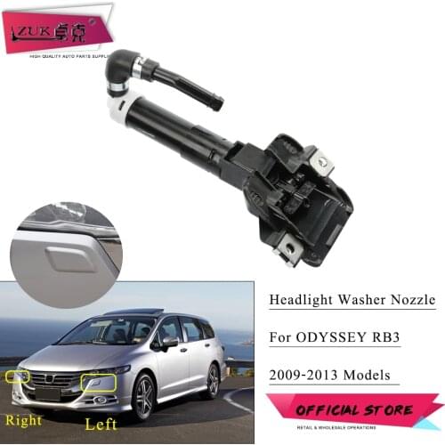 ZUK Headlight Washer Nozzle Actuator For HONDA ODYSSEY 2009-2014 RB3 Headlamp Water Spray Jet OEM:76885-SLE-S01 76880-SLE-S01