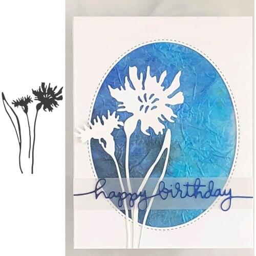 Cornflowers Metal Cutting Dies Stencils for DIY Scrapbooking Album Stamp Paper Card Embossing New 2019 Die Cut