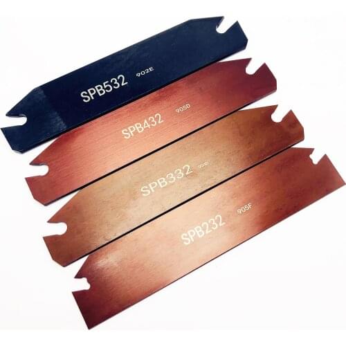 1Pcs SPB232 SPB332 SPB432 SPB532 CNC single-head outer diameter cutting grooving knife blade holder high hardness slotting blade