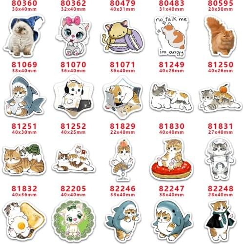 10pcs/Lot Cartoon Printed Flatback for Hair Bows LLAMA Planar Resin Cabochon Crafts DIY Phone Decoration PR80360