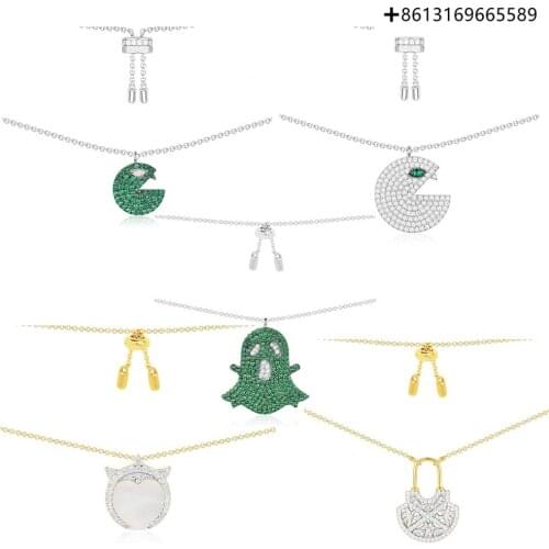 100% original high quality 1:1 copy PAC, Ghost, Little Devil, lock necklace female fashion fashion jewelry free of postage