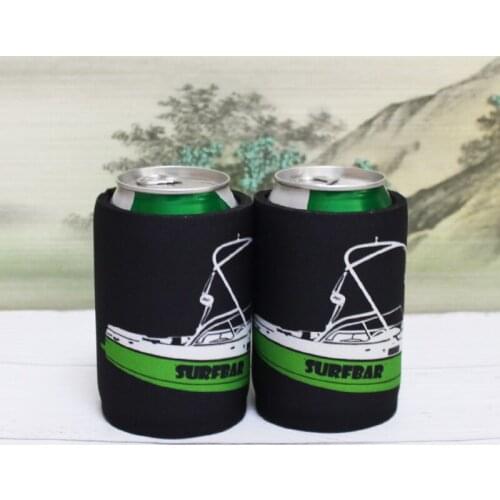 150pcs Custom Neoprene Printed Stubbies Personalise Your LOGO Cup sleeve Beer Cola Can Water Bottle Holder Stubby Cooler