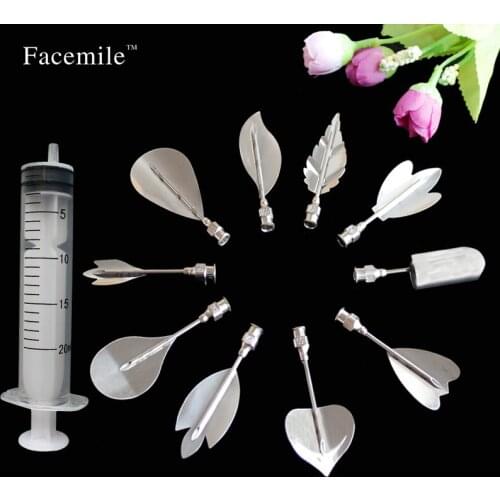3D Jelly Flower Art Tools Russian Tulip Nozzles Gelatin Art Tools Jello Gurbias Nozzles Pastry Tips Cake Baking Mold