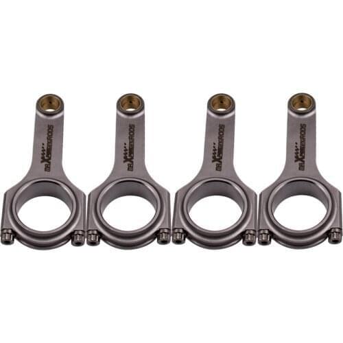 4pcs 4340 Conrods Con Rod Connecting Rods for Peugeot 306 2.0L S16 XU10J4 152mm 800hp 3/8" ARP 2000 bolts