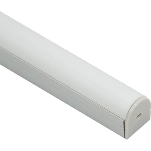 120 Degree Beam angle Aluminium Profile Gypsum Wall with OVAL diffuser in kitchen cabinet for Led Strip decorative ceiling light