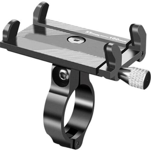 Aluminum Adjustable Bicycle Phone Holder Support GPS Bike Phone Stand Mount Bracket For 3.5-6.2 inch Smartphone 1