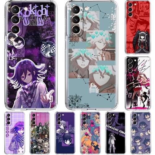 Clear Soft Case For Samsung Galaxy S20 FE S21 Ultra S10 Plus S10e S9 S8 Note 20 10 Lite 9 Phone Cover Funda Game Danganronpa 2