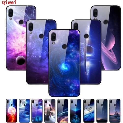 Tempered Glass Case For Xiaomi Redmi 7 Case Capas For Xiaomi Redmi 7A Case Fundas For Redmi Note 7 Cover Hard Shell Coque Redmi7
