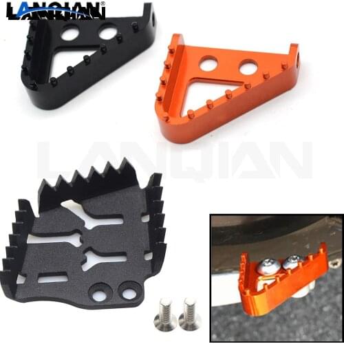 CNC Rear Brake Pedal Lever Step Tips Plate Tip Enlarge For 990 Adventure R 990 SMR 1190 Adventure R 1290 Super Adventure