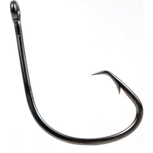 Eupheng 50pcs Sports Circle Octopus Beak Saltwater High Carbon Fishing Hooks Bass Fish Hooks