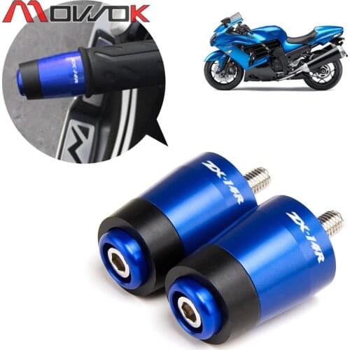 Flash Deals Motorcycle CNC Street Bike Handlebar Grips Bar End Plugs For KAWASAKI ZX-14R ZZR1400 ZX14R ZZR 1400 NINJA