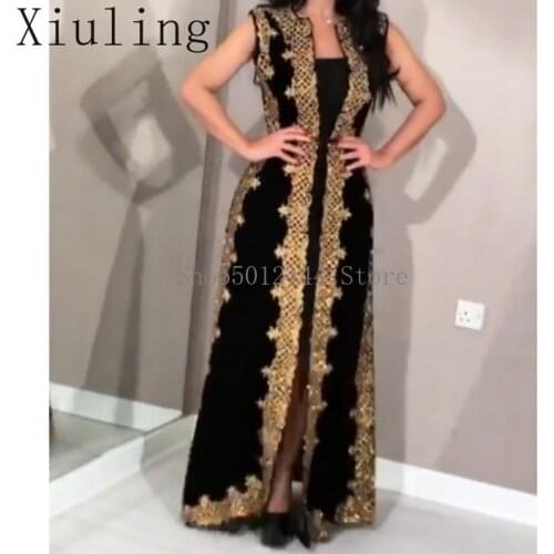 Indian Clothing Vintage Sexy Dress Sleeveless Embroidered Dress Cardigan Two-piece Women Summer Dress Sexy Bandage Dress