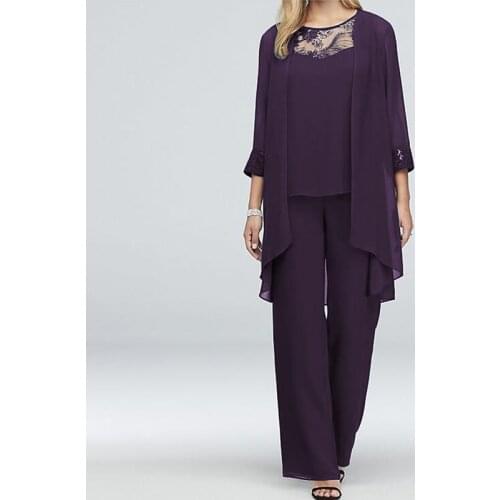 2021 Spring Autumn Solid Formal Set Office Ladies Mesh Lace Top+High Waist Straight Mopping Trousers Women Fashion Pant Suits