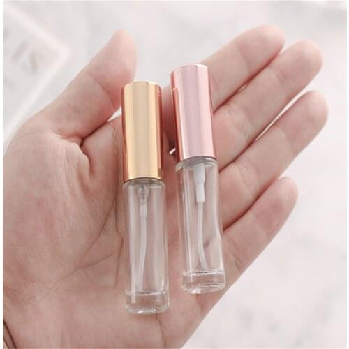 4ml Empty Spray Perfume Bottle Portable Mini Essential Oil Clear Glass Filling Bottle Women Girl Travel Makeup Cosmetic Containe