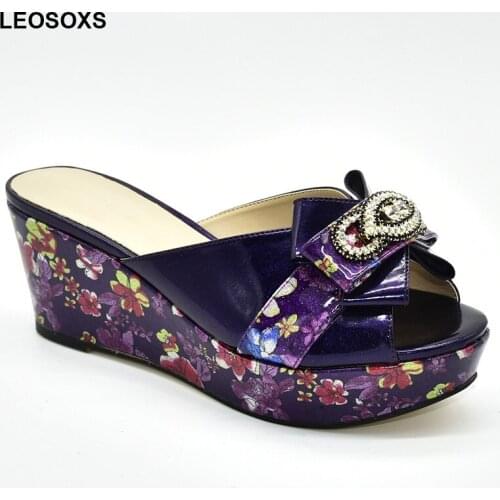 New Arrival African Wedding Women Shoes Larges Size 43 Italy Design Elegant Women Party Shoes Luxury Women Shoes Bridal Shoes