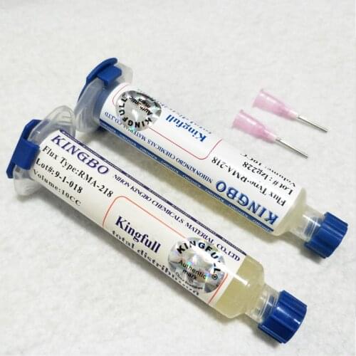 New 2Set/Lot Kingbo RMA-218 Flux Paste high quality Solder Flux for BGA solder station Soldering Tin Cream