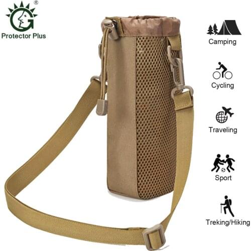 Outdoor Tactical Military MOLLE Water Bottle Pouch Travel Water Bottle Bag Tactical Hydration Carrier EDC Pack