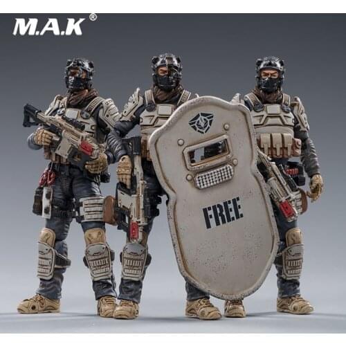 Full set In stock 11cm 1/18 Scale JT0081 War Stars Moon Wolf Team Free PVC Figure