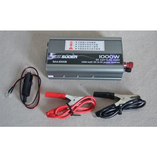 New 1pc Inverter 1000W 24V to 220V dc dc converter Power Inverter Charger inversor grid tie inverter frequency converter