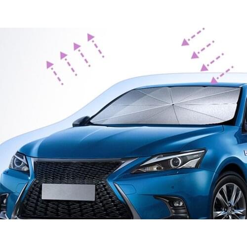 Car front windshield sunshade sunscreen accessories for Toyota Camry Corolla RAV4 Yaris Highlander/Land Cruiser/PRADO Vios Vitz