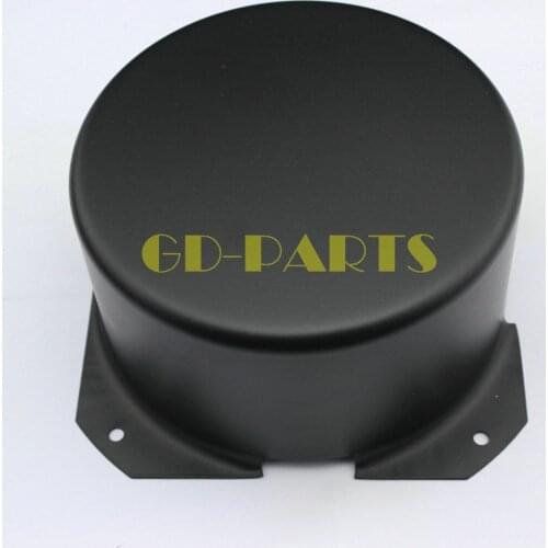 1PC 140x65mm 140x75mmm Round Black Iron Transformer Protect Cover Enclosure Case For Hifi Vintage Tube Audio Amplifier DIY
