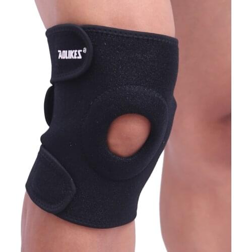 1PC Knee Joint Brace Support Adjustable Breathable Knee Stabilizer Kneepad Strap Protector Orthopedic Arthritic Guard