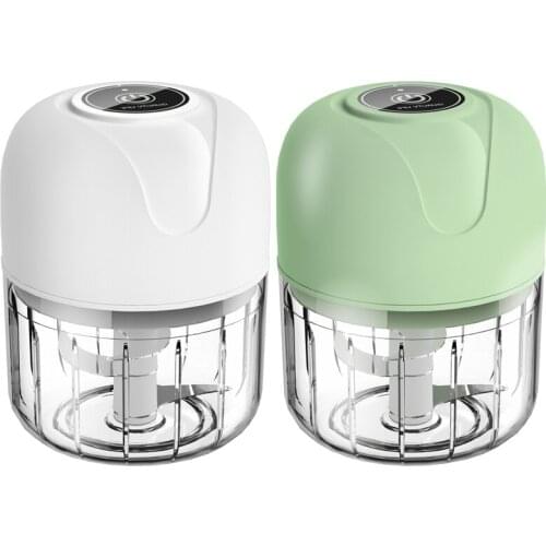 100Ml Mini Electric Garlic Food Vegetable Chopper Squeezer Meat Grinder Chili Meat Masher Machine Garlic Artifact